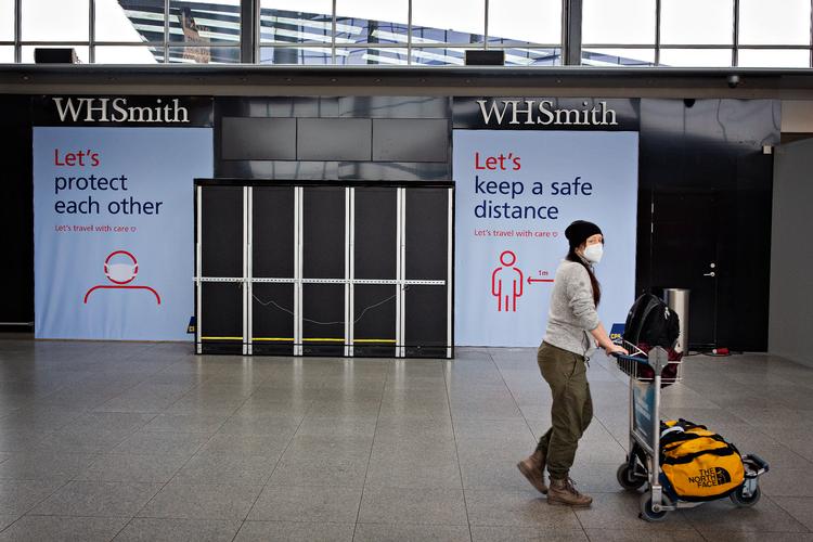 Det er slut med lange køer til check-in og security i Københavns Lufthavn her et år siden nedlukningen.  Foto: Martin Lehmann