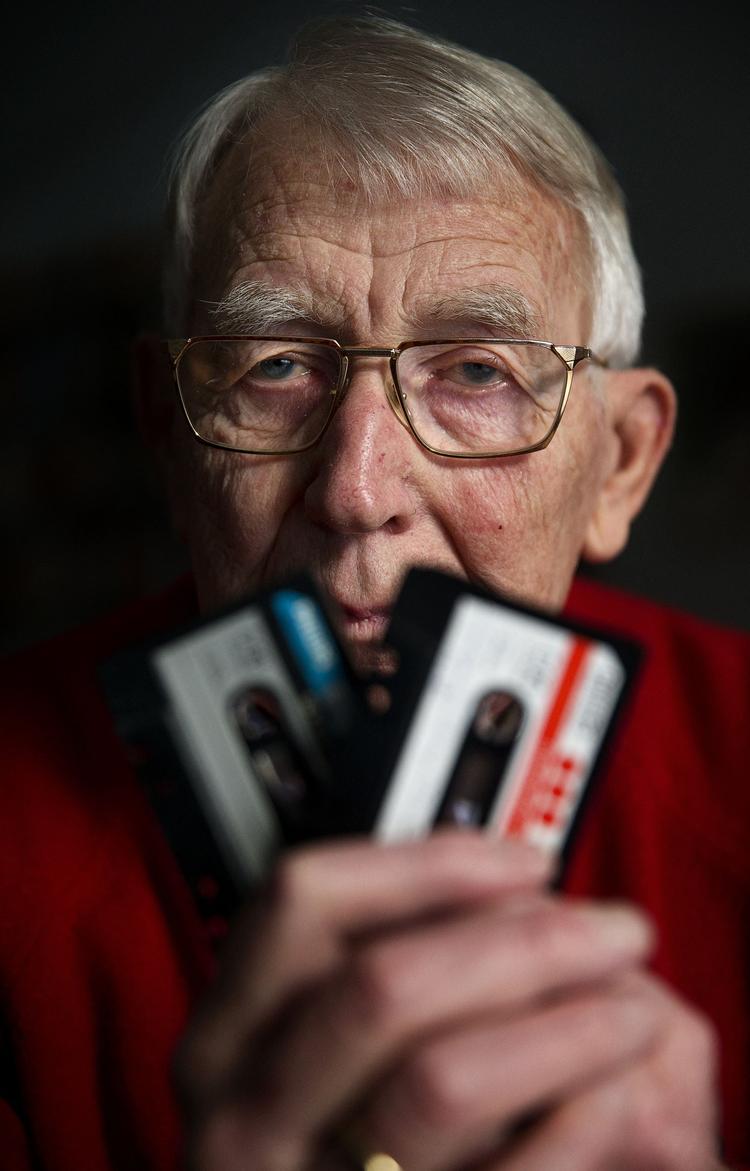Lou Ottens - manden bag kassettebåndet og den musikalske frihed, det gav - er gået bort. Foto: Jerry Lampen/Ritzau Scanpix