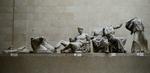 "Parthenon Marbles" er udstillet på British Museum, men var oprindeligt del af en større marmorfrise udarbejdet i oldtidens Athen. Foto: Dylan Martinez/Ritzau Scanpix
