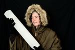 Professor Dorthe Dahl-Jensen er en af de forskere, der har studeret iskernerne fra Camp Century. Her ses hun med en boreprøve fra et andet sted i Grønland. Foto: Mik Eskestad/POLFOTO