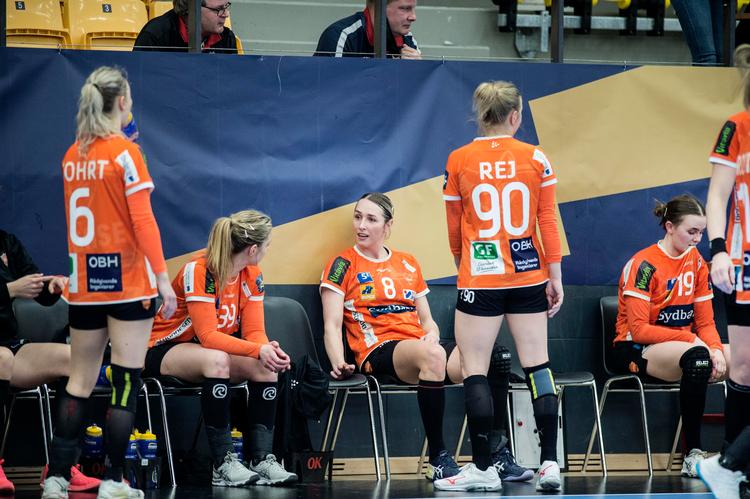 Odense Håndbold glippede en fin mulighed for avancement i Champions League, men tabte hjemme til norske Vipers. Også for Esbjerg blev ottendedelsfinalerne endestationen i turneringen. Vestjyderne tabte til Brest fra Frankrig.  Foto: Tim Kildeborg Jensen/Ritzau Scanpix