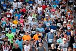 Det traditionsrige årlige maratonløb i Københavns gader rundede sin 40. udgave i 2018. Arrangørerne håber, at de får lov at holde det 42. i år efter sidste års aflysning.  Foto: Jens Dresling/POLFOTO