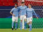  Ilkay Gündogan (tv.) har haft stor succes som målscorer for Manchester City i denne sæson. Mod Gladbach i Champions League-ottendedelsfinalen scorede han også. Foto: Bernadett Szabo/Ritzau Scanpix