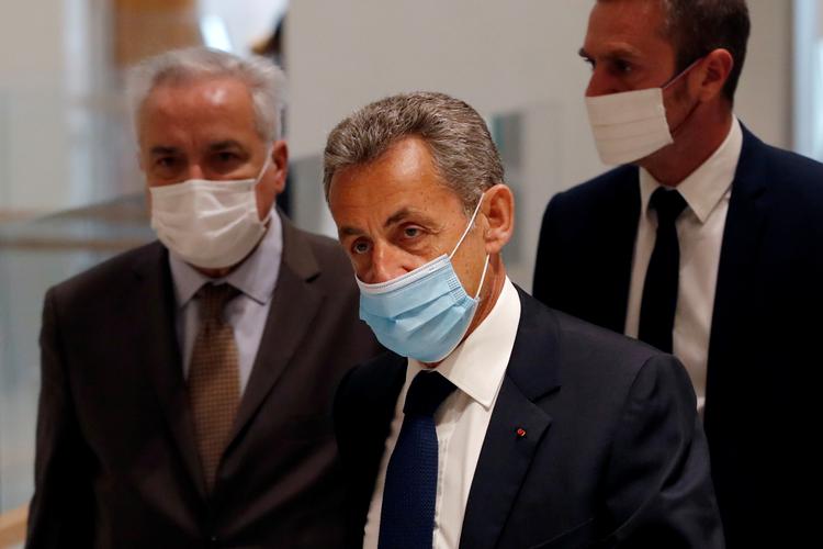 En retssag om overforbrug i en valgkamp er indledt mod Frankrigs tidligere præsident Nicolas Sarkozy. Foto: Gonzalo Fuentes/Ritzau Scanpix