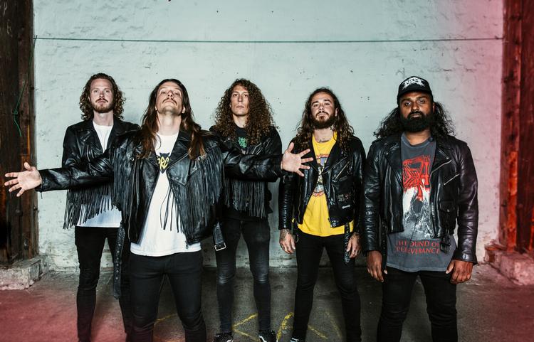 Det aarhusianske dødsmetalband Baest har fart på i disse år. Foto: Anna Marin 