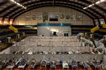 Det brasilianske hospitalsvæsen er i knæ. I august omdannede man en sportshal i Sao Paolo til et midlertidig sygehus med plads til 100 senge.  Arkivfoto Mads Nissen