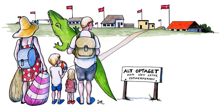 Corona fik sidste år mange danskere til at holde ferie hjemme, og det ser ud til at gentage sig i år. Derfor haset det, hvis man vil have plads på et feriecenter eller leje et sommerhus. 