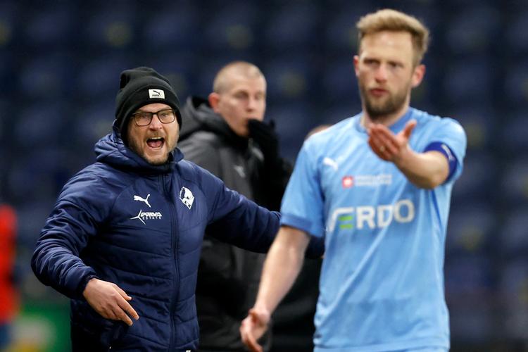 Randers er en af de fire klubber, der skal ud i en skæbnedyst i superligagrundspillets sidste runde. Kronjyderne ligger til at slutte i top-seks for første gang, siden den nye struktur blev indført.  Foto: Jens Dresling/POLFOTO