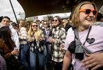  1500 personer deltager lørdag og søndag i to forskellige testfestivaler det samme sted i Holland. Billedet her er fra en festival i Biddinghuizen i den nordlige del af landet. Foto: Koen Van Weel/Ritzau Scanpix