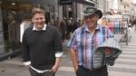 Komikeren Heino Hansen er på road trip i selskab med sin far, Bjarne, der har sine bestemte meninger om den moderne verden.  Foto: TV 2 Danmark