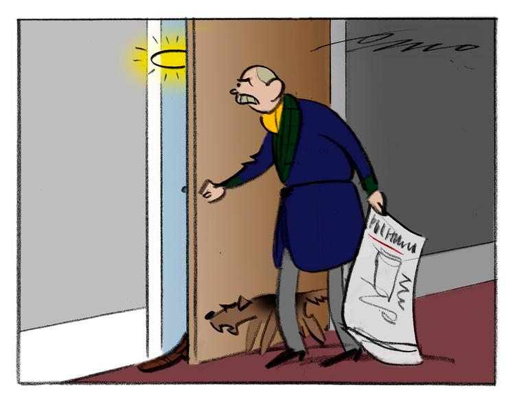 Arkivtegning Per Marquard Otzen