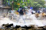   FN og USA fordømmer lørdag på det kraftigste militærstyret i Myanmar, efter at et stort antal personer lørdag blev dræbt af sikkerhedsstyrker på en af de blodigste dage siden militærkuppet 1. februar. Foto: Handout/Ritzau Scanpix