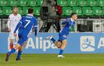 Da Ion Nicolaescu scorede mod Færøerne i torsdags var det Moldovas blot 4. mål i de seneste 17 landskampe.  Foto: Stringer/Ritzau Scanpix