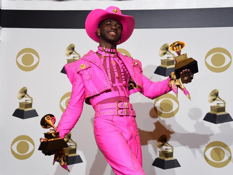 Det bloddryppende skodesign bliver lanceret i forbindelse med Lil Nas X's single 'Montero'. Foto: Chris Pizzello/AP Foto: Chris Pizzello/Ritzau Scanpix