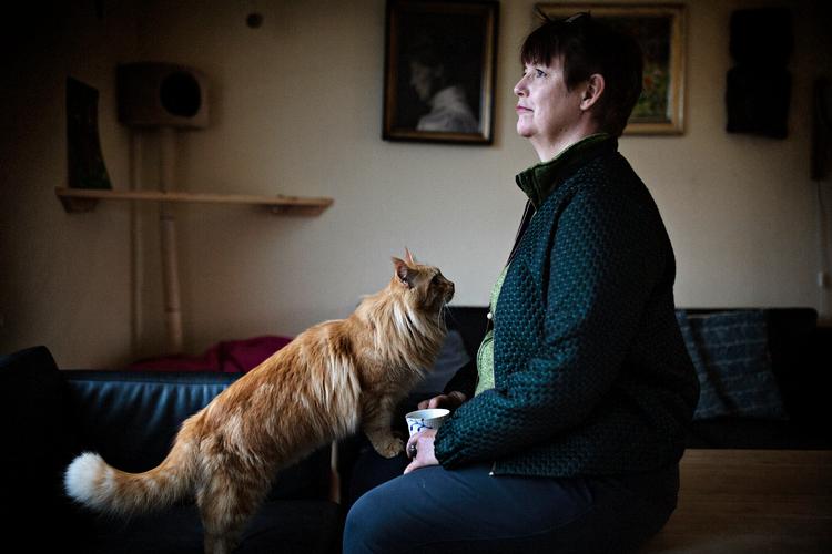 Katrine Marie Guldager i sit hjem i Kastrup. Arkivfoto Martin Lehmann