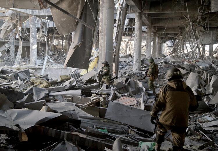 Donbass-regionen har været genstand for flere kampe mellem Ukraine og prorussiske militser, siden Rusland annekterede Krim-halvøen i 2014. Foto: Vadim Ghirda/Ritzau Scanpix