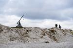 Det var her i Skagen, at flere tusinde kubikmeter sand blev flyttet. Foto: René Schütze/Fotograf René Schütze