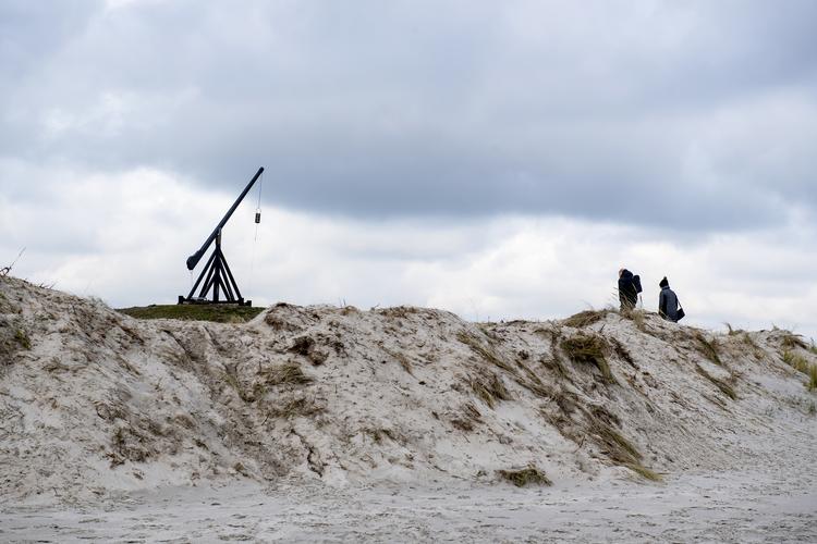 Det var her i Skagen, at flere tusinde kubikmeter sand blev flyttet. Foto: René Schütze/Fotograf René Schütze