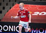 Aalborg og Magnus Saugstrup håber nu på, at de kan spillere foran tilskuere i kvartfinalen i næste måned.  Foto: Henning Bagger/Ritzau Scanpix