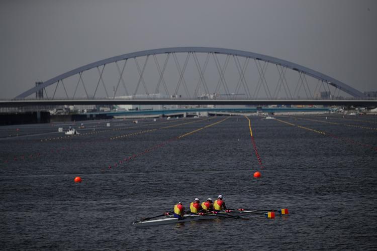 Forberedelserne til konkurrencerne på det olympiske anlæg bliver meget usædvanlige for de danske roere. Foto: Jae C. Hong/Ritzau Scanpix