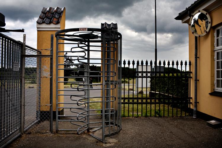 Arkivfoto. Røde Kors' asylcenter i Sandholdlejren Foto: Martin Lehmann/POLFOTO