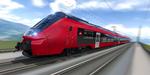 Alstoms Coradia Stream-tog, som de ifølge DSB vil tage sig ud, når de ruller ud på de danske skinner i slutningen af 2024.  Illustration Dsb/presse