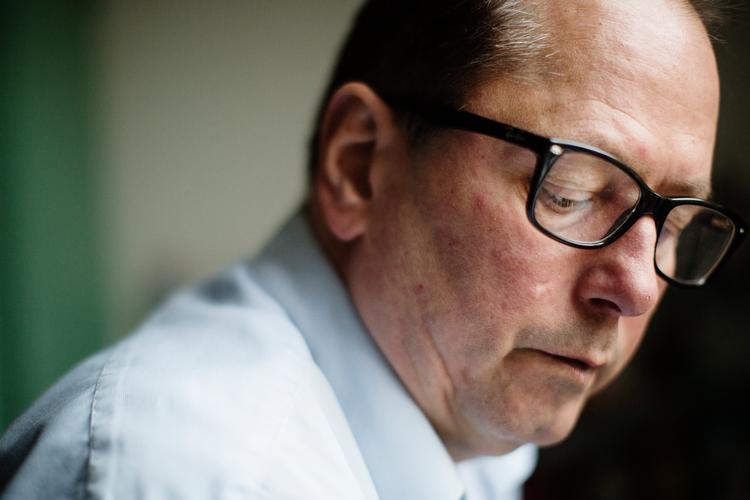 61-årige Klaus Hansen er direktør for filmfonden FilmFyn og tidligere mangeårig formand for Producentforeningen. Foto: Melissa Kühn Hjerrild/POLFOTO