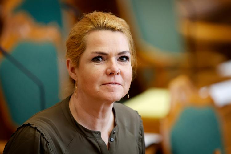 Løsgænger Inger Støjberg i folketingssalen.   Foto: Jens Dresling/POLFOTO