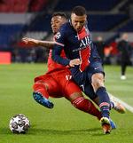 Denne mand, PSG's Kylian Mbappé (th.), og hans fart på en fodboldbane kan blive den egenskab, der omsider skaffer pariserne den første triumf i Champions League. Foto: Franck Fife/Ritzau Scanpix