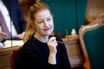 Når 'Radikale nu bløder til alle sider', menes der ikke, at Sofie Carsten Nielsen er kørt på hospitalet med blod over det hele, men at vi på dansk har overtaget den engelske måde at bruge udtrykket 'at bløde' på om at miste – for eksempel vælgere eller medlemmer. Foto: Jens Dresling/POLFOTO