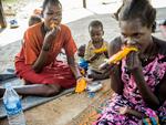 Efter borgerkrige og konflikter har Sydsudan længe befundet sig i en humanitær krise. Ti år efter landet blev uafhængigt, sulter halvdelen af befolkningen fortsat. Foto: Mads Nissen/POLFOTO
