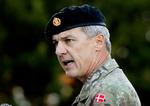 Peter Bartram er fotograferet, mens han var forsvarschef. Nu skal han være bestyrelsesformand for JP/Politikens Hus.. Arkivfoto Jens Dresling/Ritzau Scanpix