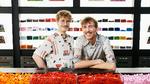 Vennerne Frederik  og Magnus, henholdsvis civilingeniør og bachelor i arkitektur, er et scoop for TV 2's nye underholdningsprogram, 'Lego Masters'. Foto: Henrik Ohsten/TV 2