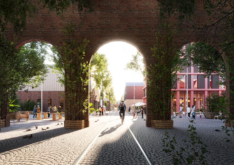 Københavns nye bydel mellem Vesterbro og Sydhavnen skal ifølge vinderforslaget rumme både tre fodboldbaner, en ny kommunal skole og en offentlig park.  