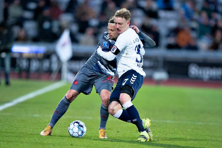 Erik Jensen havde en fremragende søndag foran skærmen, da AGF og FCK mødtes i Aarhus.   Foto: Henning Bagger/Ritzau Scanpix