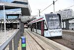 Betjent måtte på skadestuen, men kom ikke alvorligt til skade, i et sammenstød mellem patruljevogn og letbane i Aarhus (arkivfoto). Foto: Ernst van Norde
