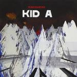 Stanley Donwood brugte blandt andet knive til at male albumcoveret, der med sit dystopiske landskab af pyramideagtige isbjerge, ild og sort himmel perfekt fangede stemningen på 'Kid A'. 