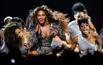 Beyonce optræder her med 'Single Ladies' til 2009 MTV Video Music Awards i New York.  Foto: Gary Hershorn/Ritzau Scanpix