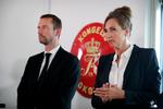 Skattestyrelsens direktør Merete Agergaard på et tidligere pressemøde om retsopgøret om udbytteskat.  Foto: Jens Dresling/POLFOTO