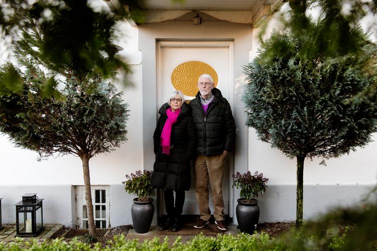 Jørgen Holmgaard med hustruen Bente Kindberg. Foto: Peter Hove Olesen/POLFOTO