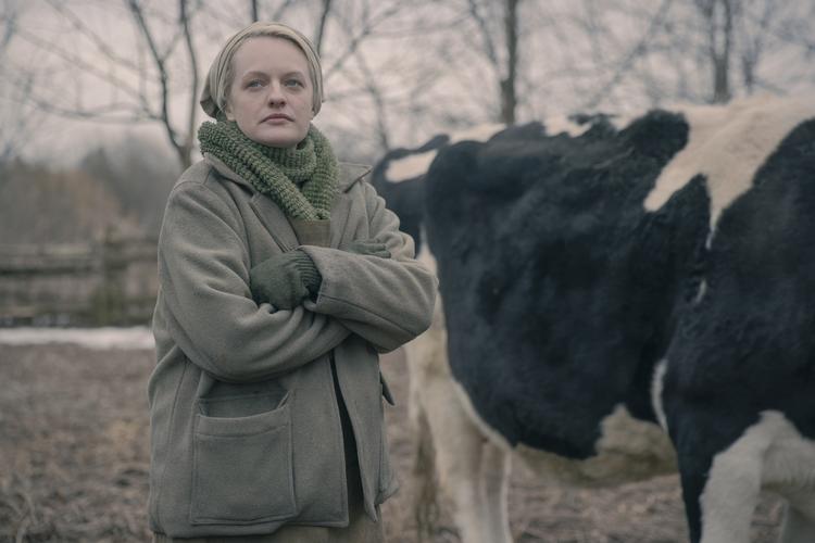 Den stavnsbundne rugemaskine June (Elizabeth Moss) er efterhånden malket tør for ideer af serieskaber Bruce Miller. Men han har en femte sæson og spin off-serien ’The Testaments’ på vej. Foto: HBO Nordic Foto: HBO Nordic