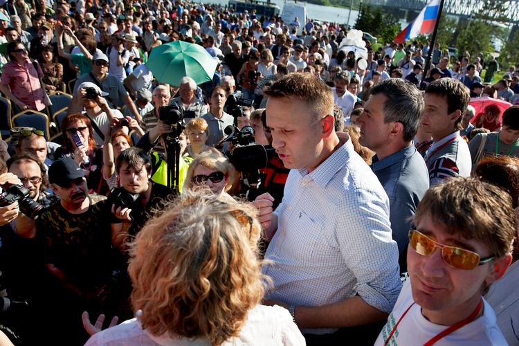 Oppositionsleder er torsdag til stede ved retsmøde i Moskva via video, efter han har sultestrejket i fængsel. Her ses Navalnyj i 2015. Foto: Finn Frandsen/POLFOTO