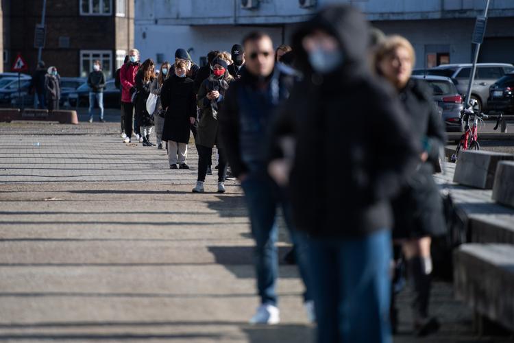 Der er fundet 769 smittetilfælde det seneste døgn. Tallene er en smule underestimeret grundet teknisk fejl. Foto: Benny Kjølhede