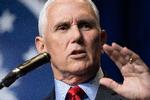     COLUMBIA, SC - APRIL 29: Former Vice President Mike Pence speaks to a crowd during an event sponsored by the Palmetto Family organization on April 29, 2021 in Columbia, South Carolina. The address was his first since the end of his vice presidency. Sean Rayford/Getty Images/AFP == FOR NEWSPAPERS, INTERNET, TELCOS &amp; TELEVISION USE ONLY ==   Foto: Sean Rayford/Ritzau Scanpix