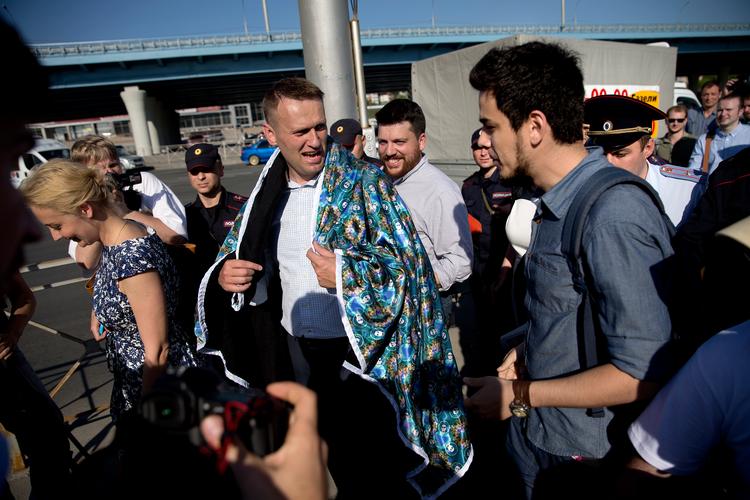 Den fængslede oppositionsleder Aleksej Navalnyjs (billedet) forvarer er blevet anholdt. Foto: Finn Frandsen/POLFOTO