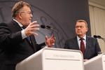 De plejede at have »en særlig tillid«, men luften er kold mellem Lars Løkke Rasmussen og Claus Hjort. Foto: Gregers Tycho/POLFOTO
