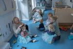 Frederiksberg Kommune har i år afsat 15,3 millioner kroner til minimumsnormeringer.  Nu foreslår et flertal at skære beløbet med to millioner kroner, fordi det statslige tilskud til mere personale i daginstitutionerne er større end forventet.  Foto: Miriam Dalsgaard/POLFOTO