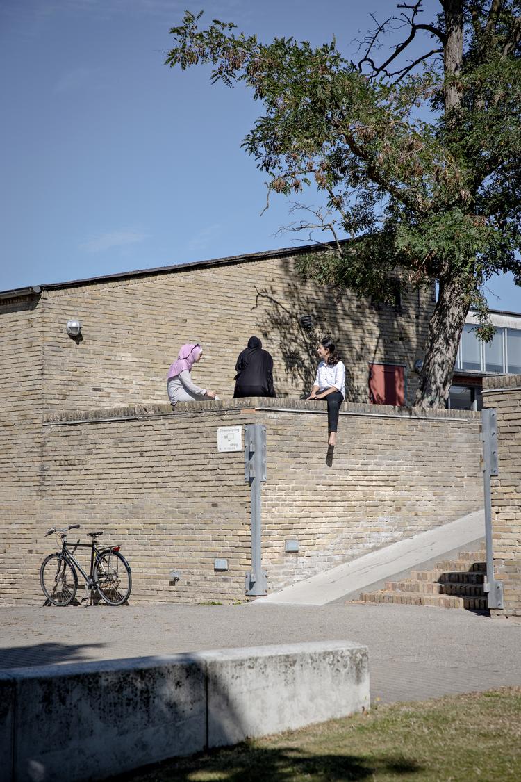 På Tingbjerg Skole forventer man, at have en håndfuld elever fra hver årgang til fysisk nødundervisning nu, hvor skolen må lukke ned. Foto: Valdemar Ren/POLFOTO