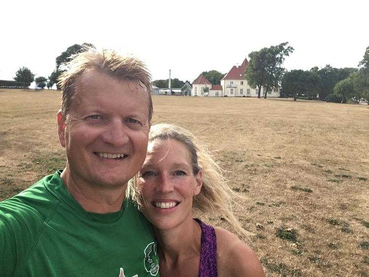 Mick og Line Foldager Hartwig er parret bag et nyt rejsebureau med cykelrejser på Fyn og de omkringliggende øer. Foto: Privat