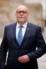 Kristian Pihl Lorentzen er fotograferet på vej til gudstjeneste i Christiansborg Slotskirke i forbindelse med Folketingets åbning. .   Foto: Jens Dresling/POLFOTO